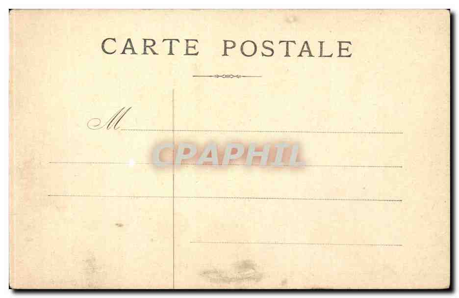 Paris CPA Parc des Buttes Chaumont  — Rückseite