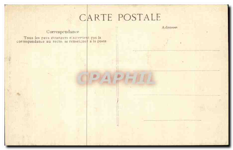Paris CPA Buttes Chaumont Le Lac et le Belvedere — Rückseite