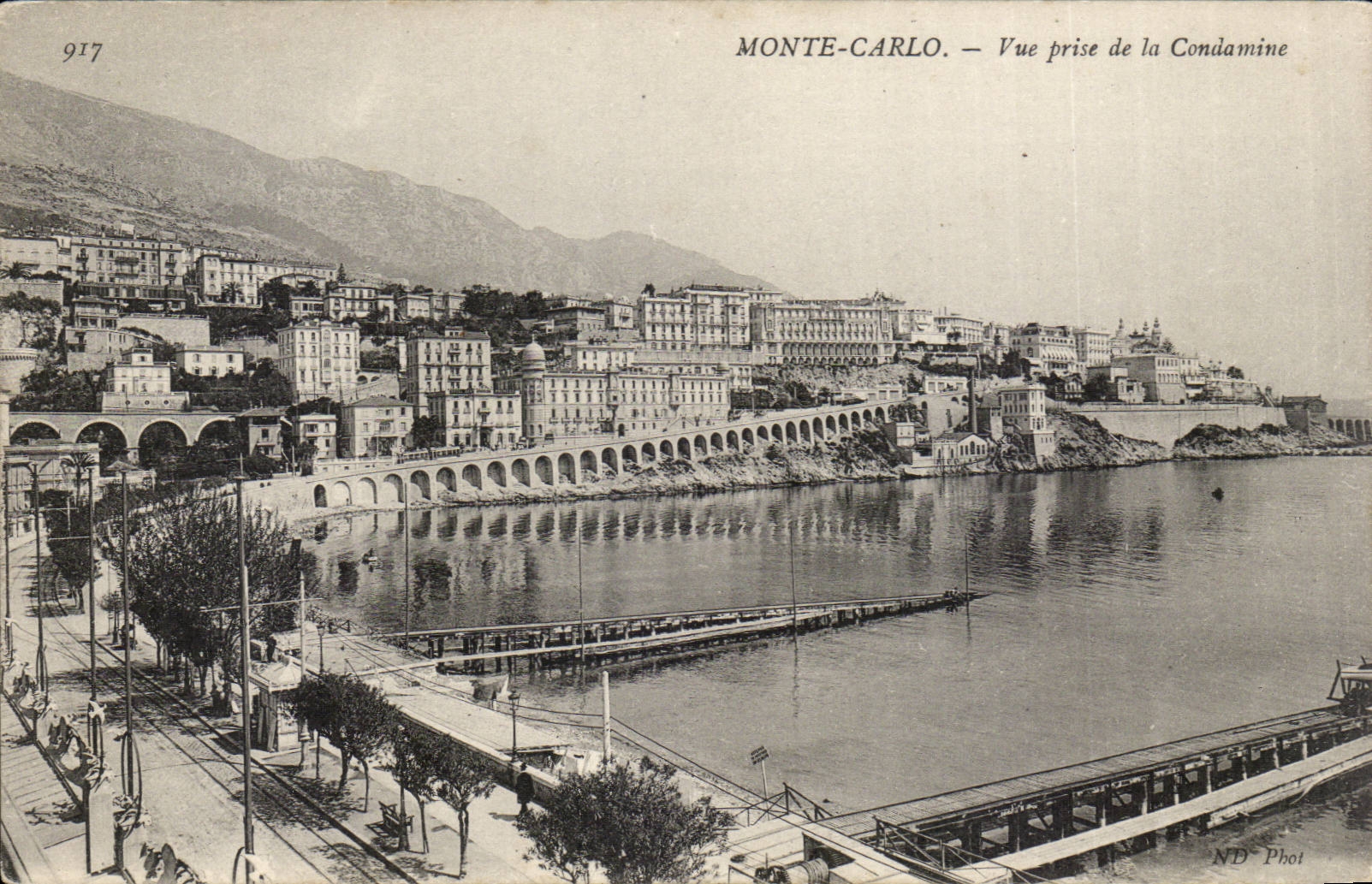 CPA Monte CArlo Monaco Vue prise de la condamine