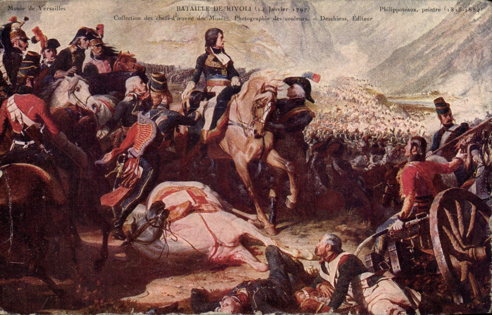 CPA Bataille de Rivoli janvier 1797 Napoleon Bonaparte 