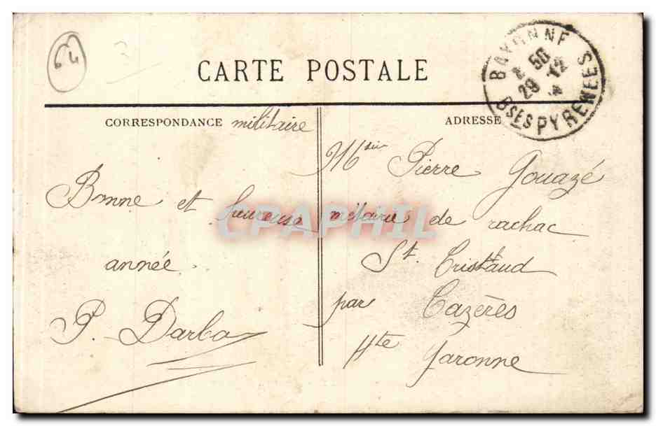 Bayonne — La Porte d'Espagne — BR - 2603 — Back