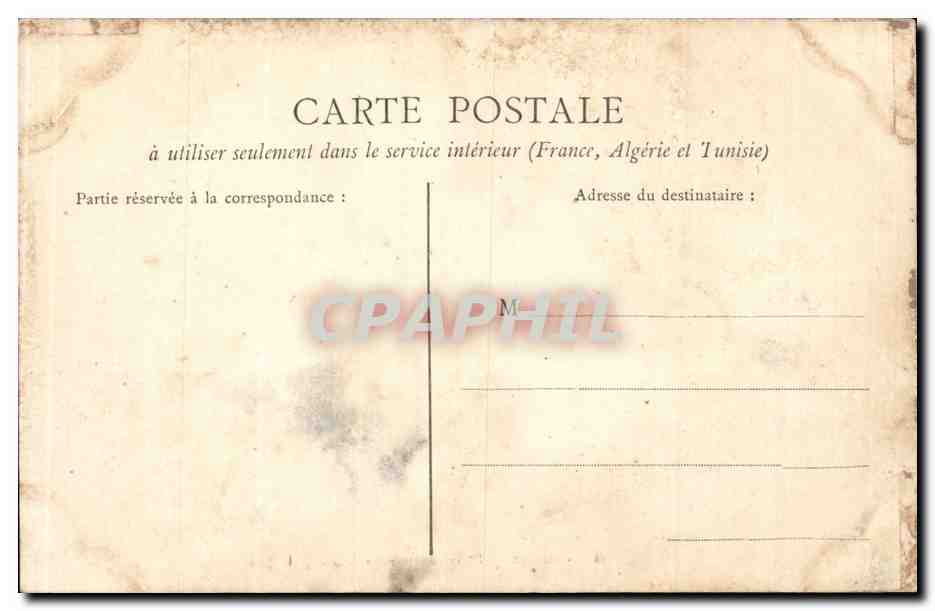 CPA Biarritz Place du casino municipal — Verso