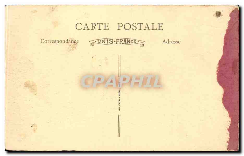 CPA Vichy Le pavillon du golf — Back