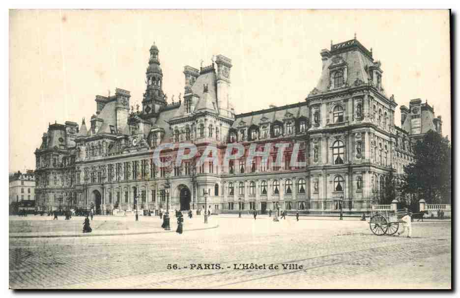 Paris CPA Hotel de ville