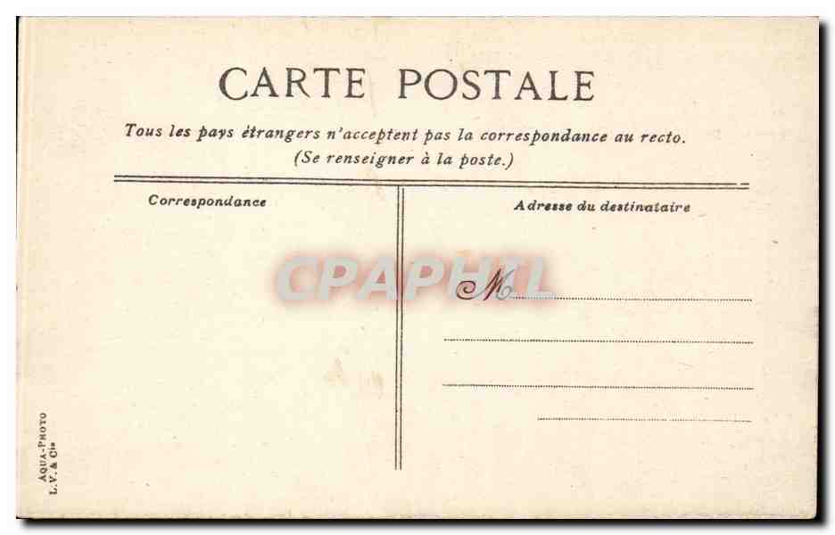 Paris CPA La Bourse — Rückseite