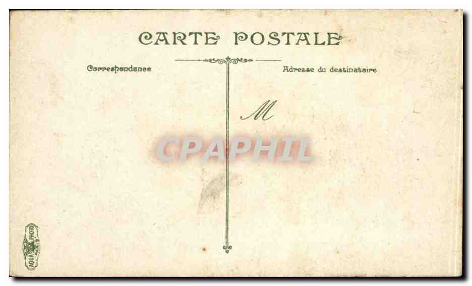 Paris CPA Eglise St laurent — Verso