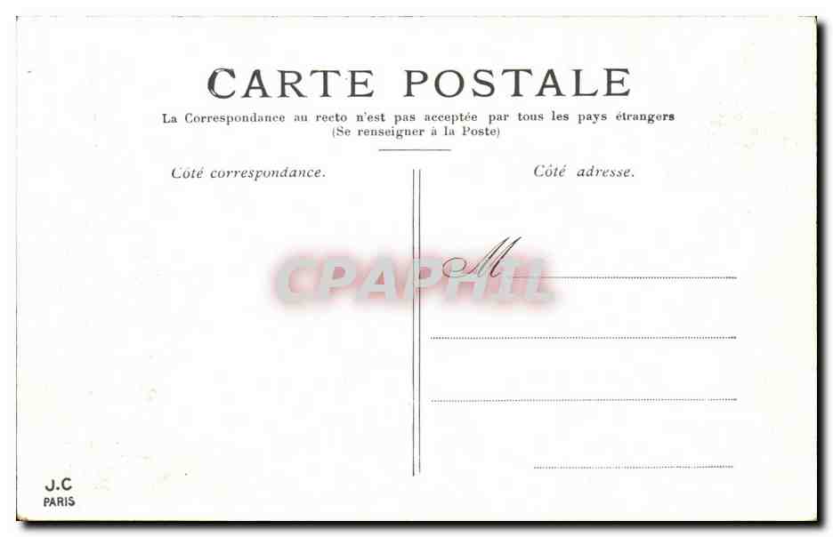 Paris CPA Le boulevard des italiens  — Rückseite