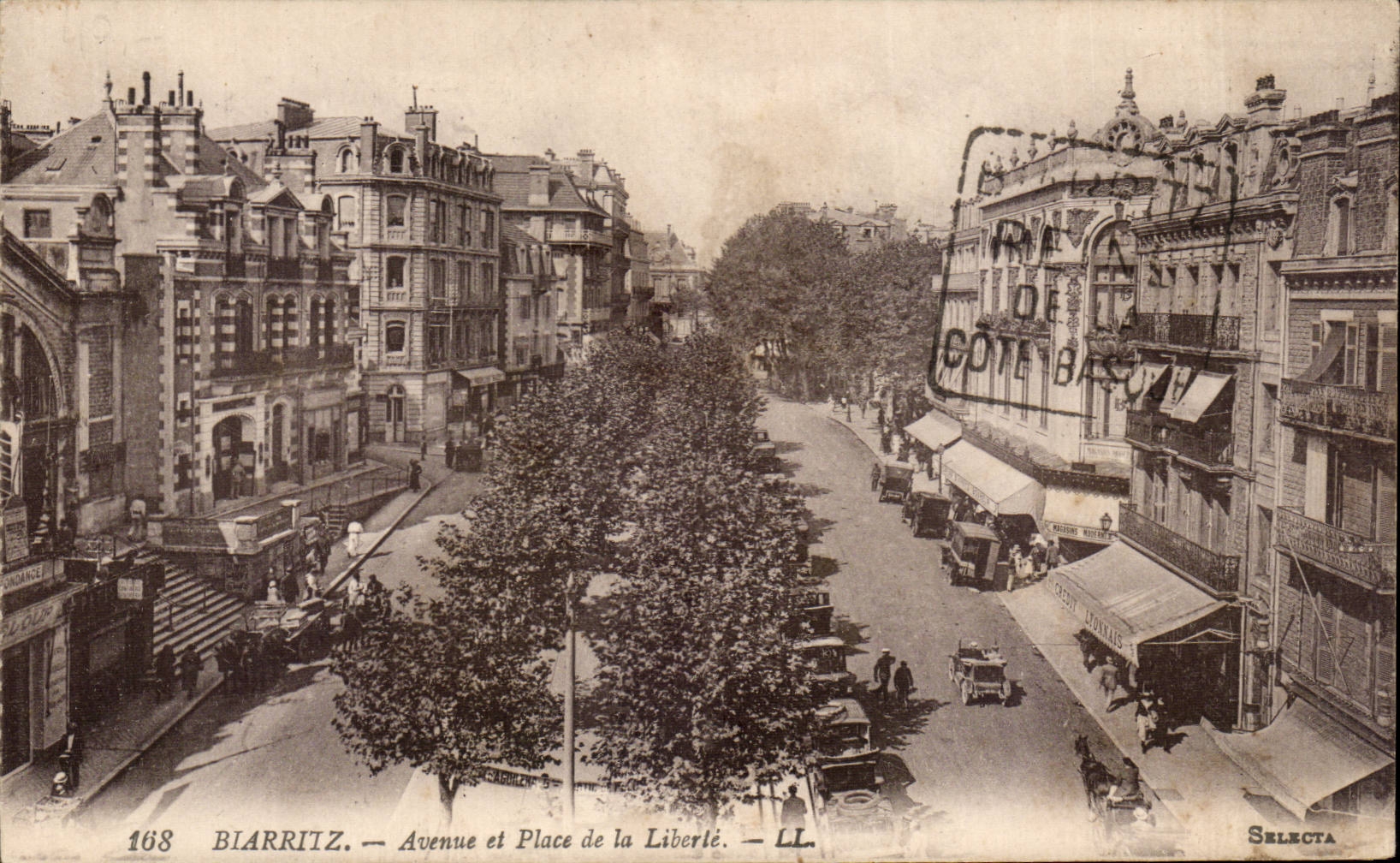 Biarritz — Avenue et Place de la Liberté — Selecta