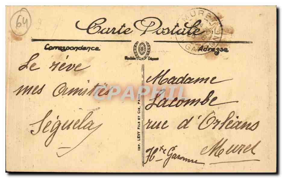 Biarritz — Avenue et Place de la Liberté — Selecta — Rückseite