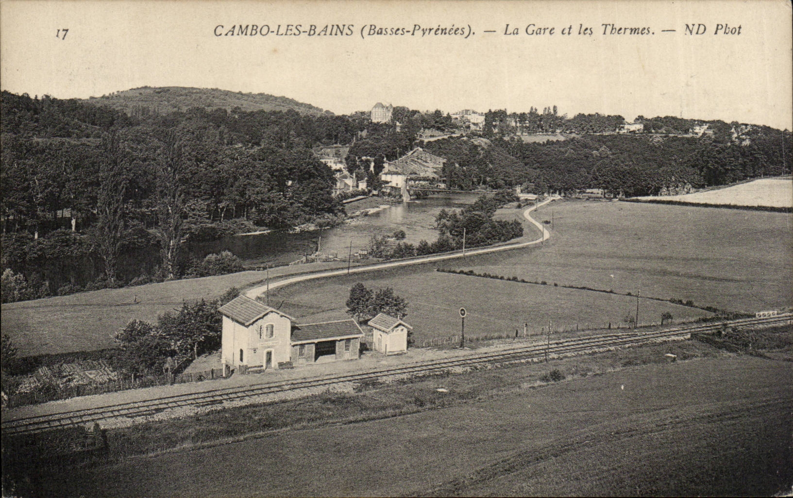 Cambo-les-Bains (Basses-Pyrénées) — The Station and the Thermal Baths — ND Pbot