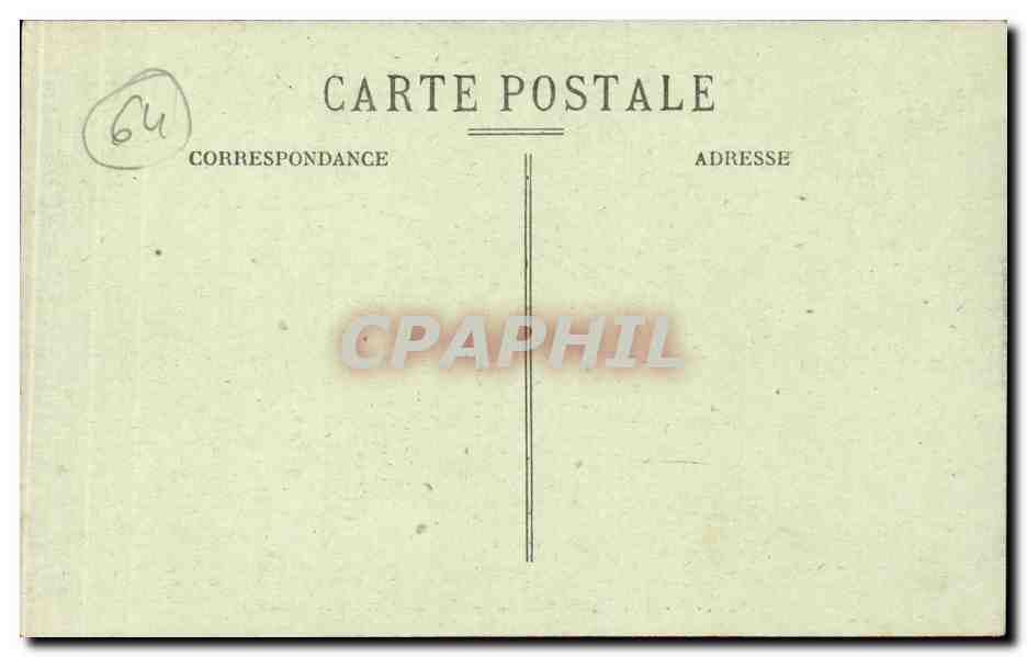 CPA Betharram lestelle Le Gave et les montagnes — Verso