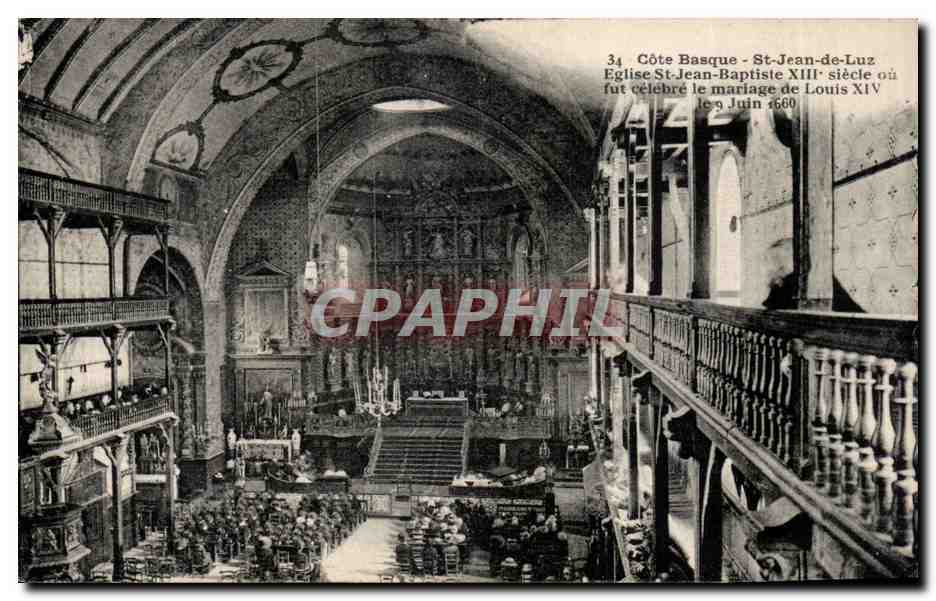 CPA St Jean de Luze Eglise St Jean Baptiste 