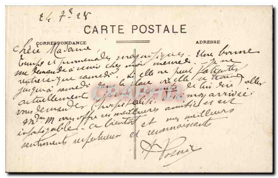 CPA St Jean de Luze Eglise St Jean Baptiste  — Verso