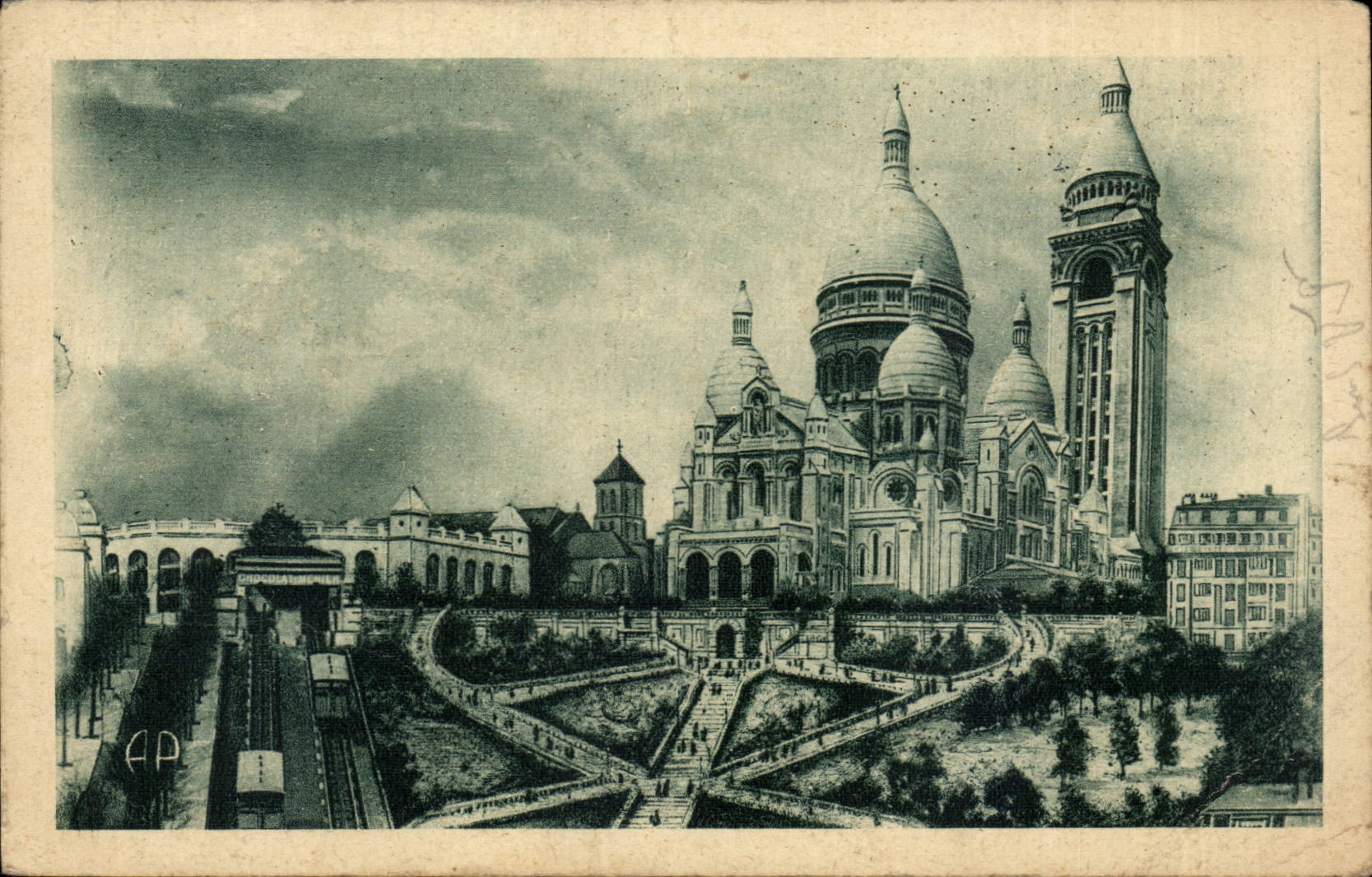 Paris CPA Basilique du Sacre Coeur de Montmartre 