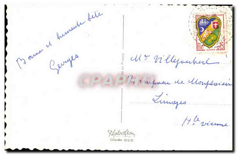 CPA Fa taisie Feurs  — Rückseite