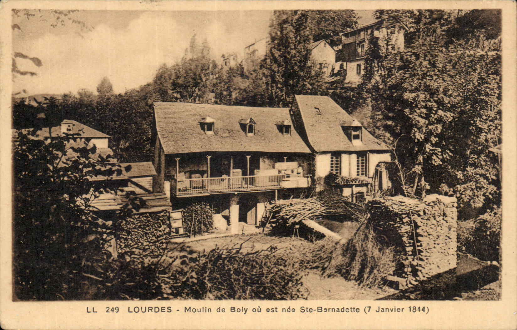CPA Lourdes Moulin de Boy Bernadette