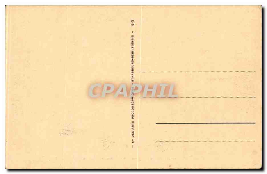 CPA Lourdes Moulin de Boy Bernadette — Verso