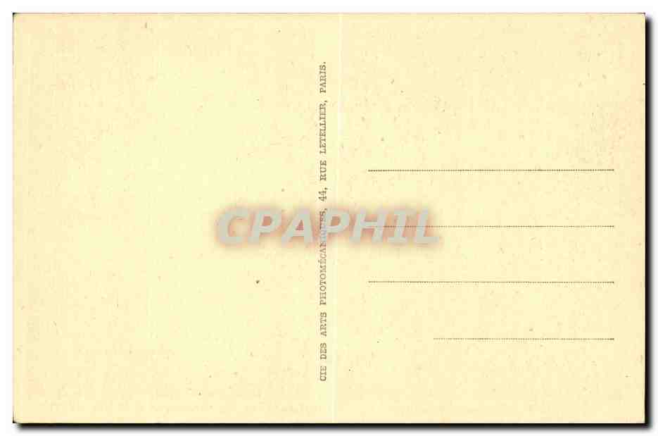 CPA Lourdes Gavarnie Cauterets — Verso