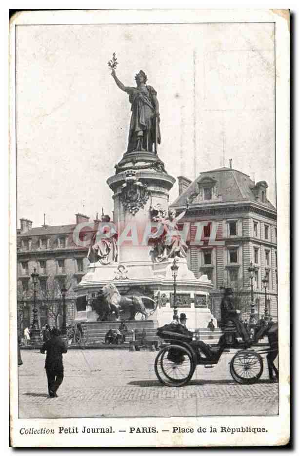 Paris CPA Place de la Republique