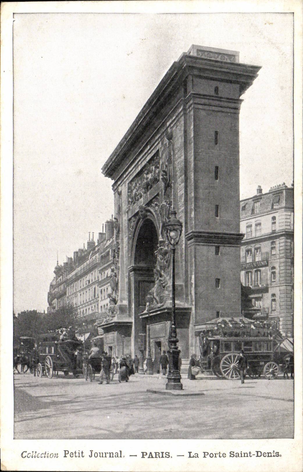 Paris CPA Porte Saint Denis