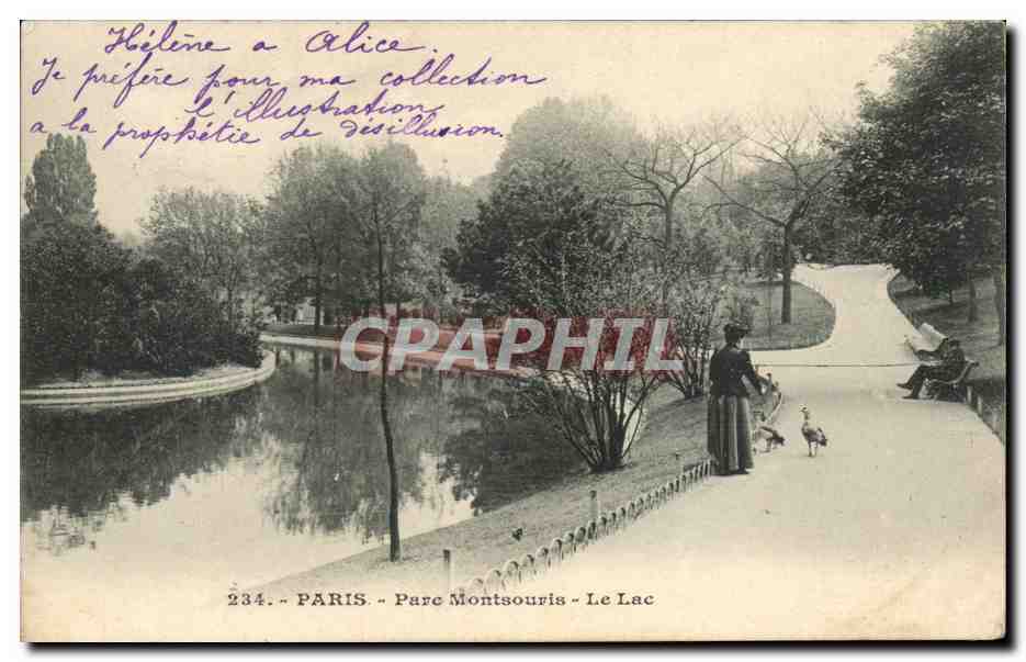 Paris CPA Parc Montsouris Le Lac