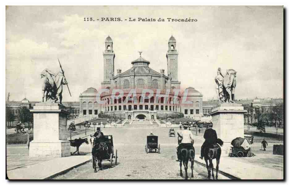 Paris CPA Palais du Trocadero 