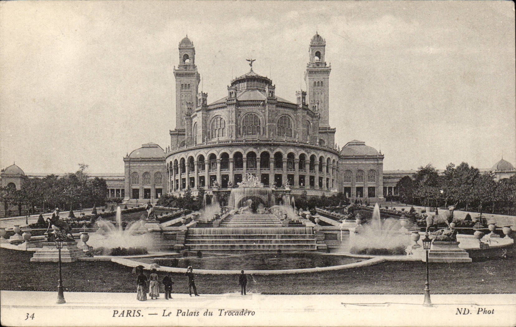 Paris CPA Palais du Trocadero 