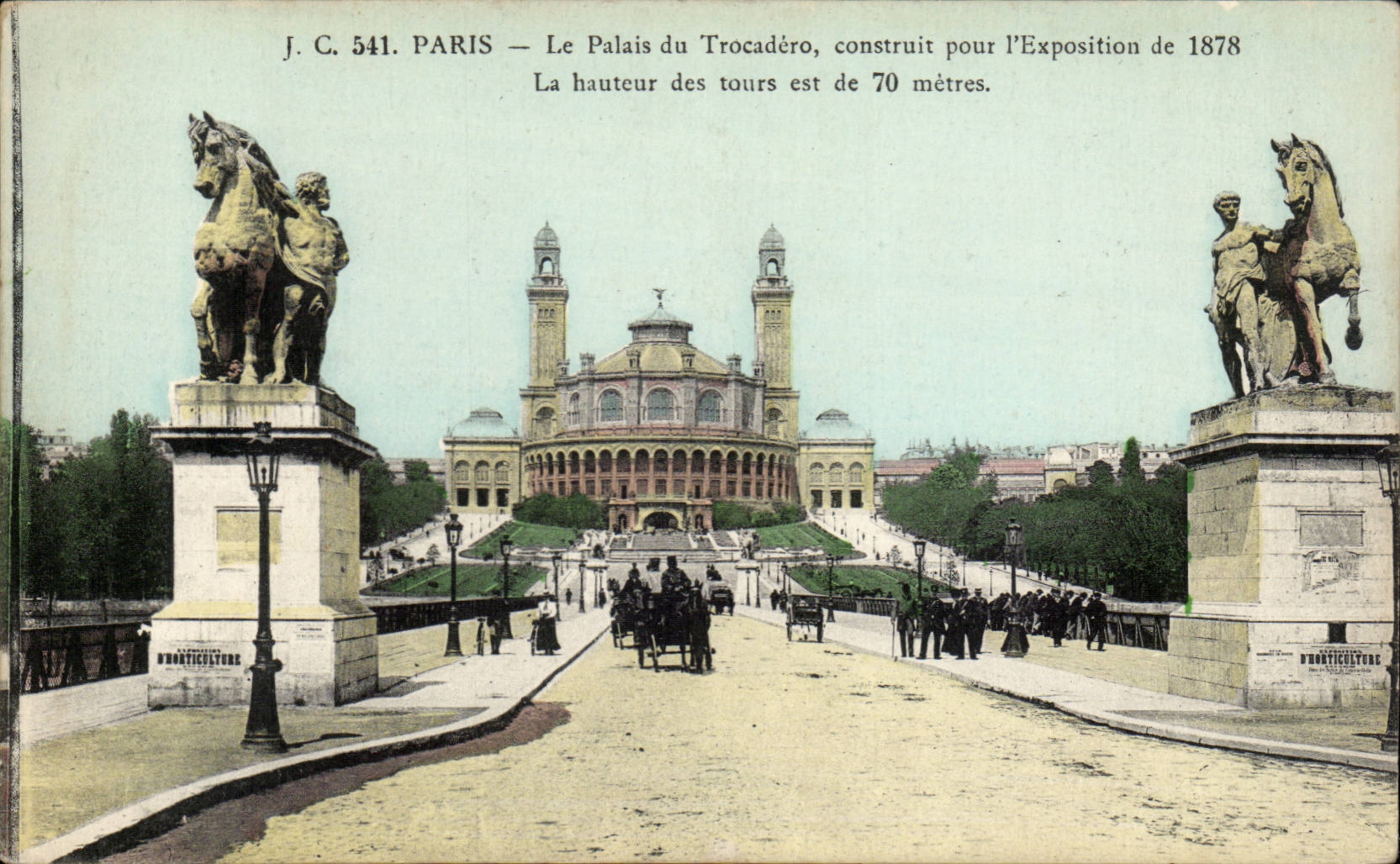 Paris CPA Palais du Trocadero 