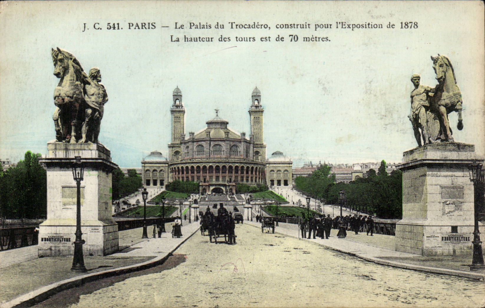 Paris CPA Palais du Trocadero 