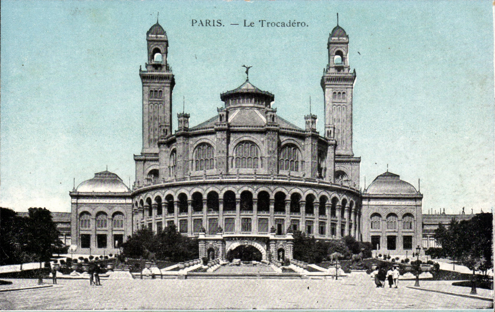 Paris CPA Palais du Trocadero 