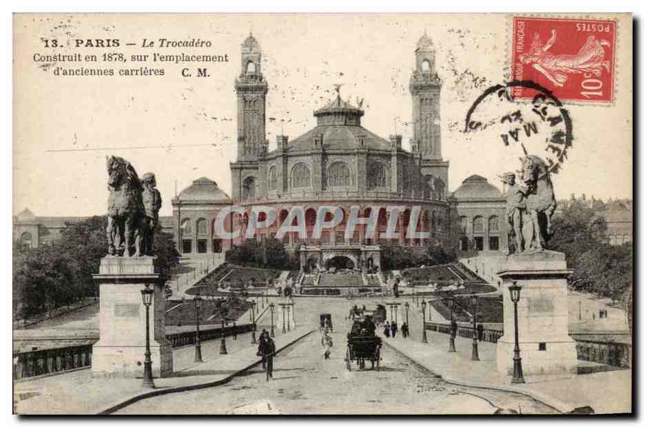 Paris CPA Palais du Trocadero 