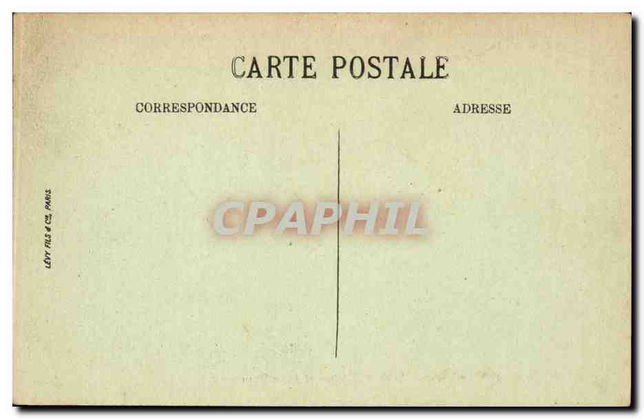 Paris CPA Ile St Louis Le quai d'Orleans et Notre DAme — Rückseite