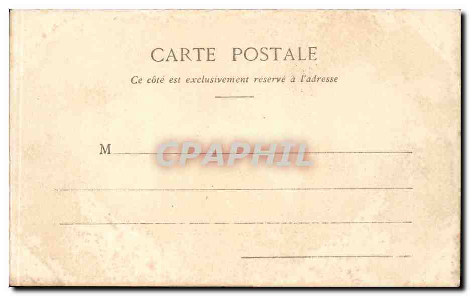 Paris CPA La place du Chatelet — Rückseite