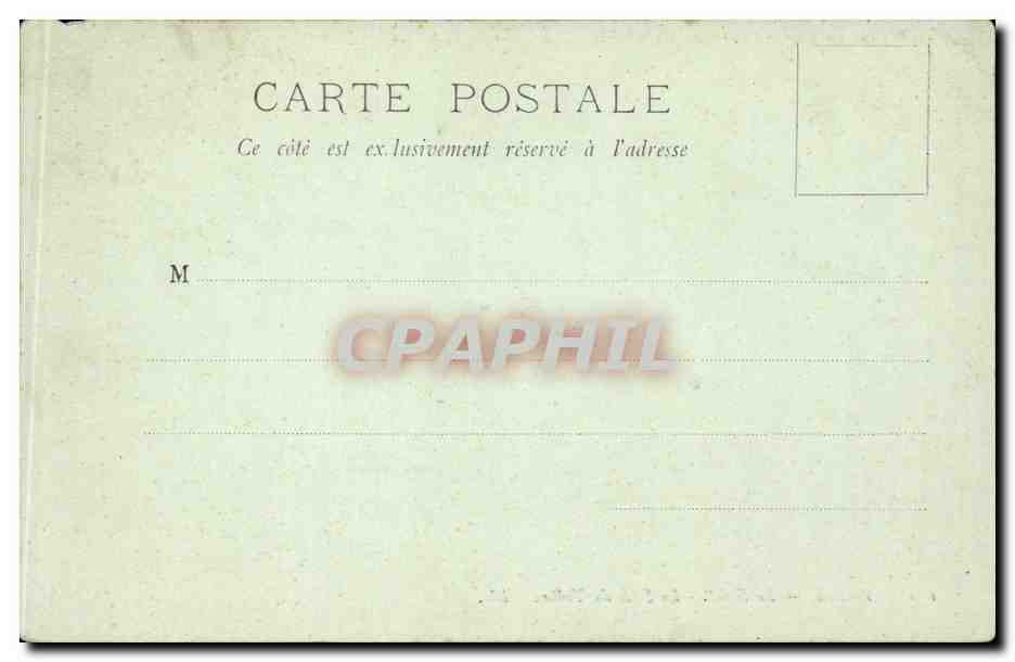 Paris CPA Le Senat la salle du trone — Rückseite