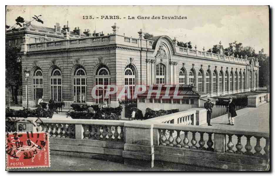 Paris CPA Gare des Invalides