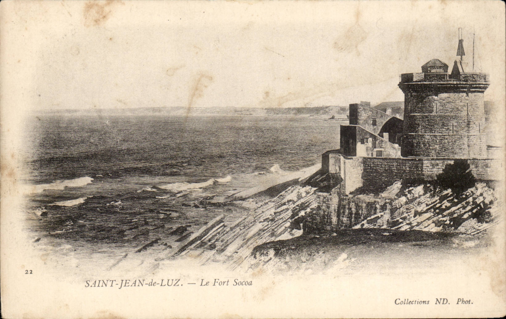 Saint-Jean-de-Luz — Fort Soccoa — Collections ND. Phot.