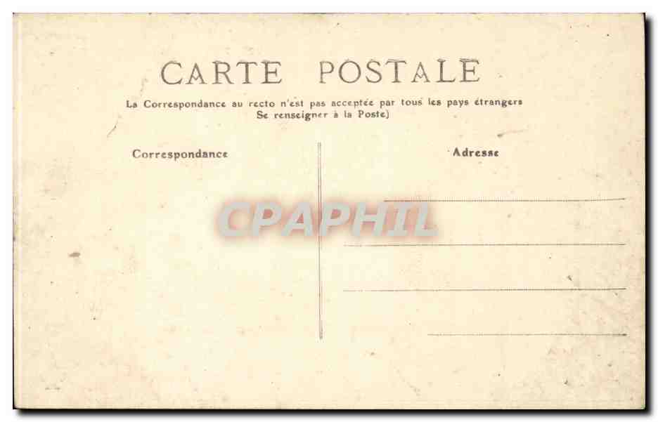CPA Bayonne la porte de France — Verso