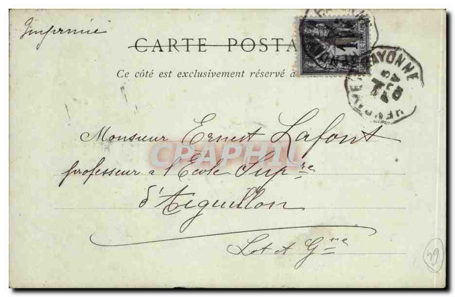 Hendaye — Vue Générale prise de Fontarabie — ND Phot — Rückseite