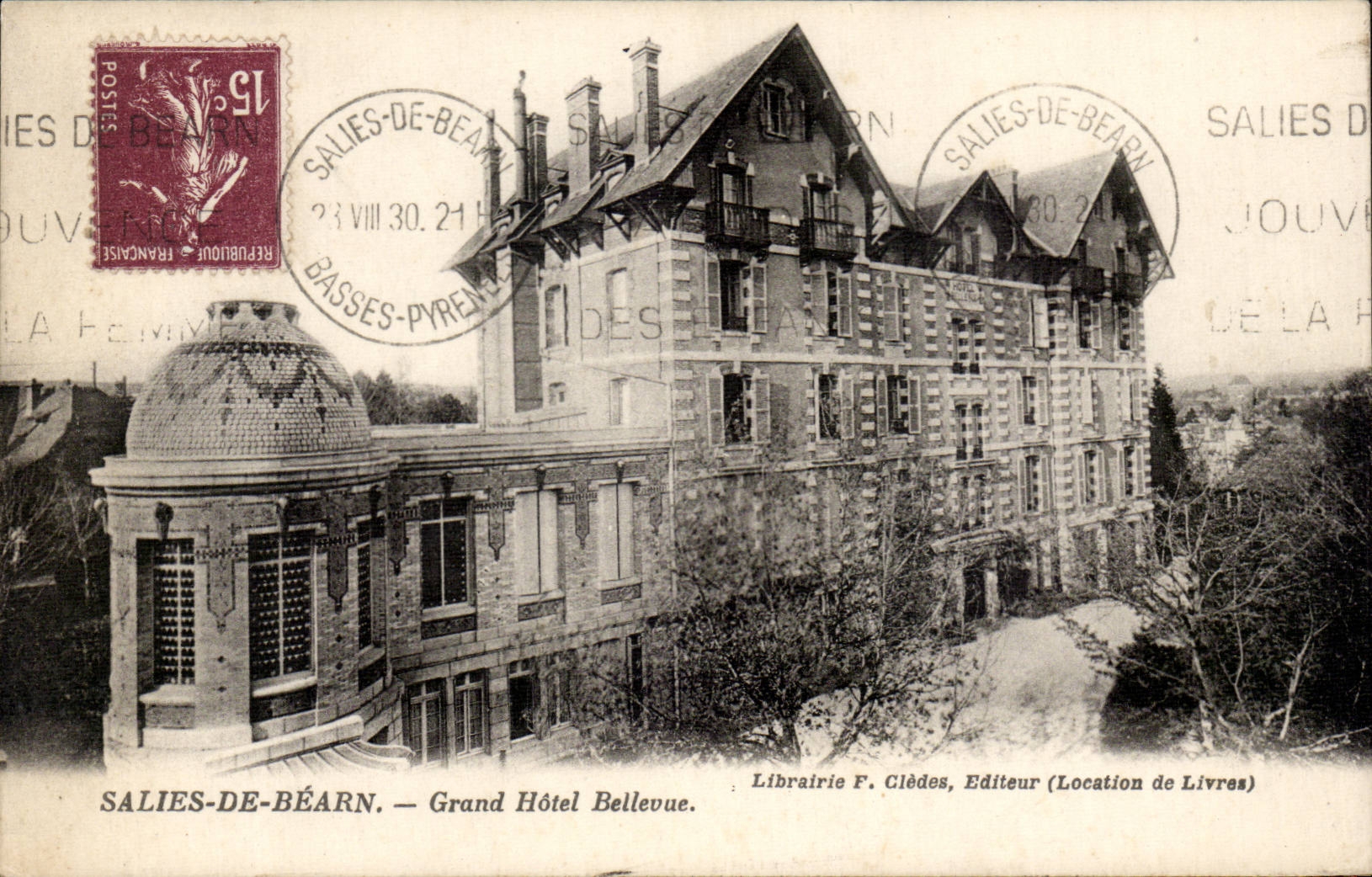 CPA Salies de Bearn Grand hotel Bellevue