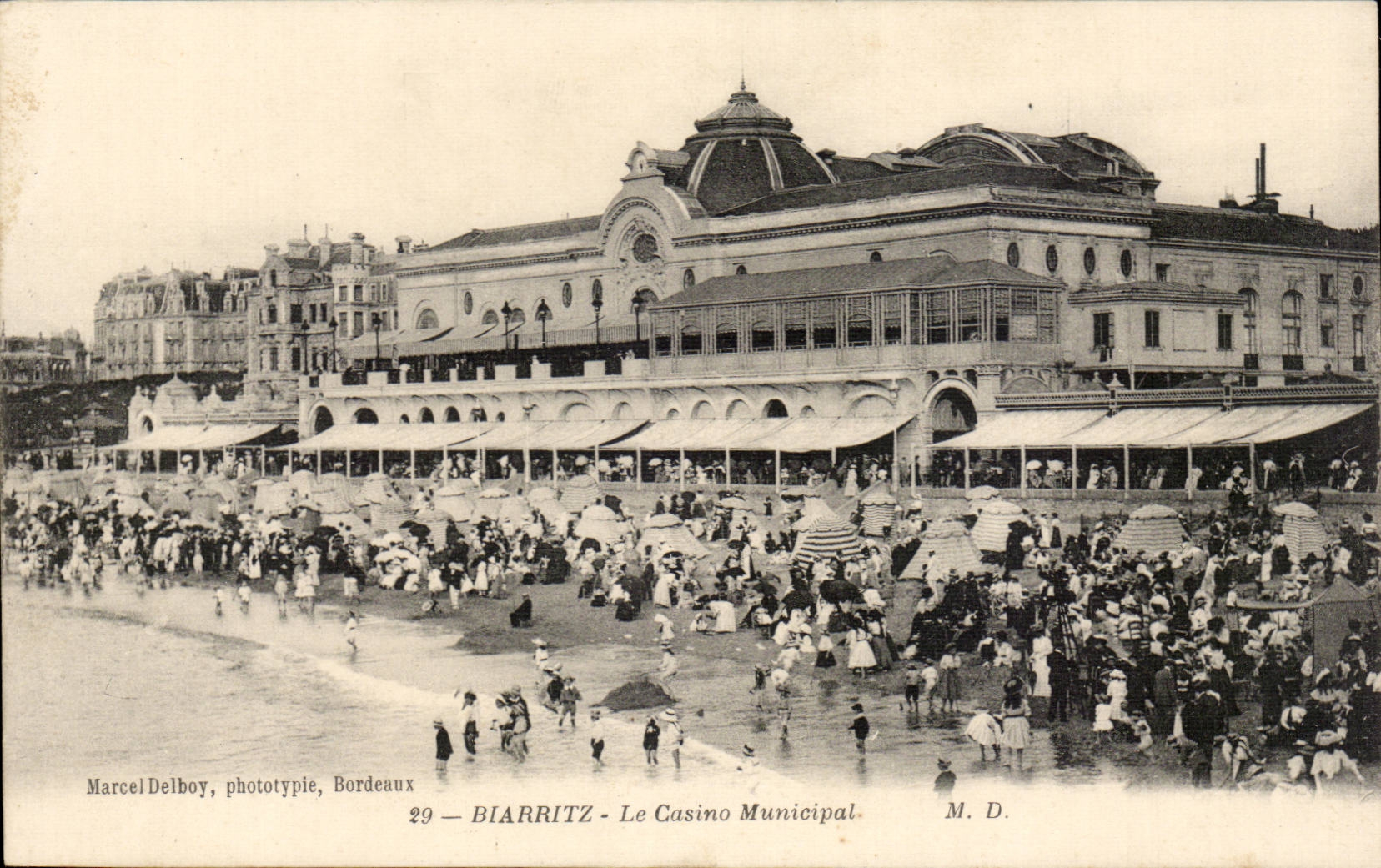 Biarritz - Le Casino Municipal — Marcel Delboy, phototypie, Bordeaux, n°29