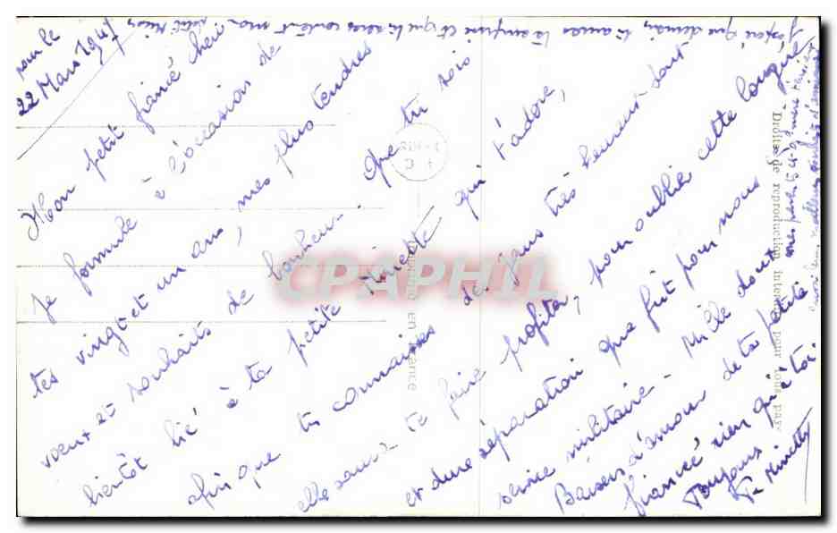 CPA Fantaisie Femmes Anniversaire — Verso