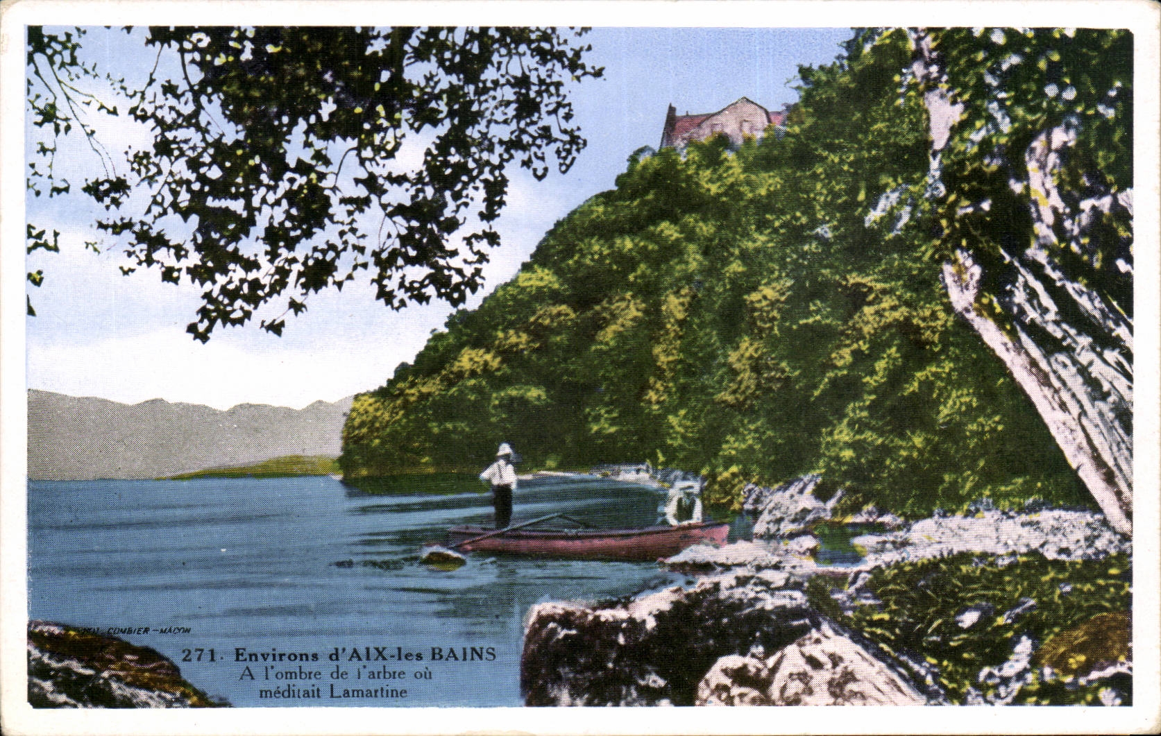 Environs d'Aix les Bains A l'ombre de l'arbre ou meditait Lamartine