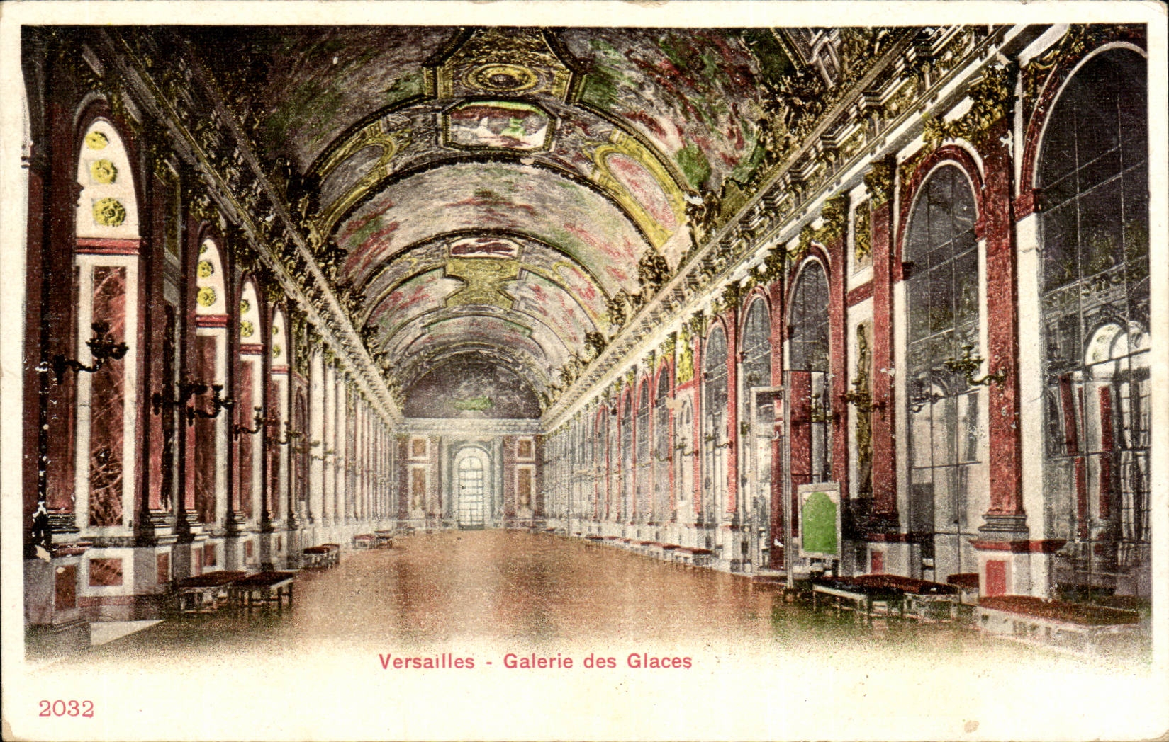 CPA Versailles Galerie des Glaces