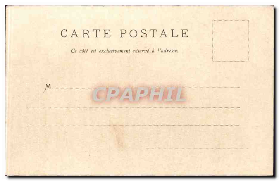 CPA Versailles Galerie des Glaces — Rückseite