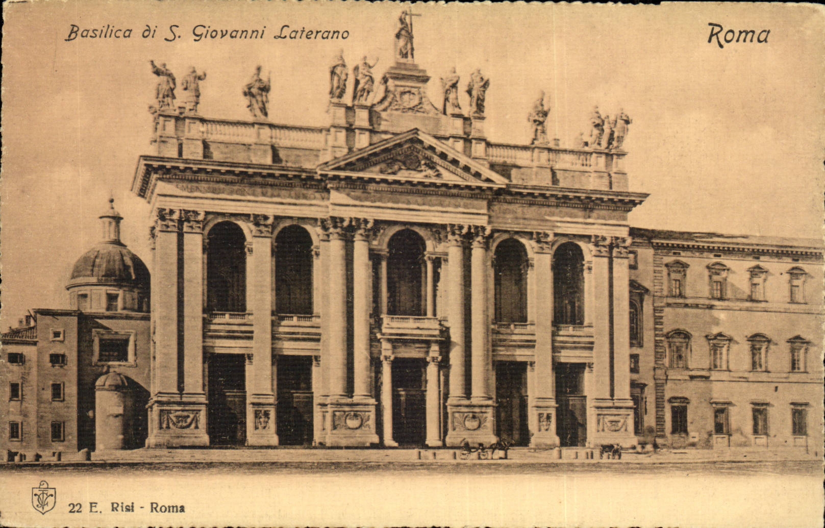 CPA italie Italia Roma Basilica di S Giovanni Laterano