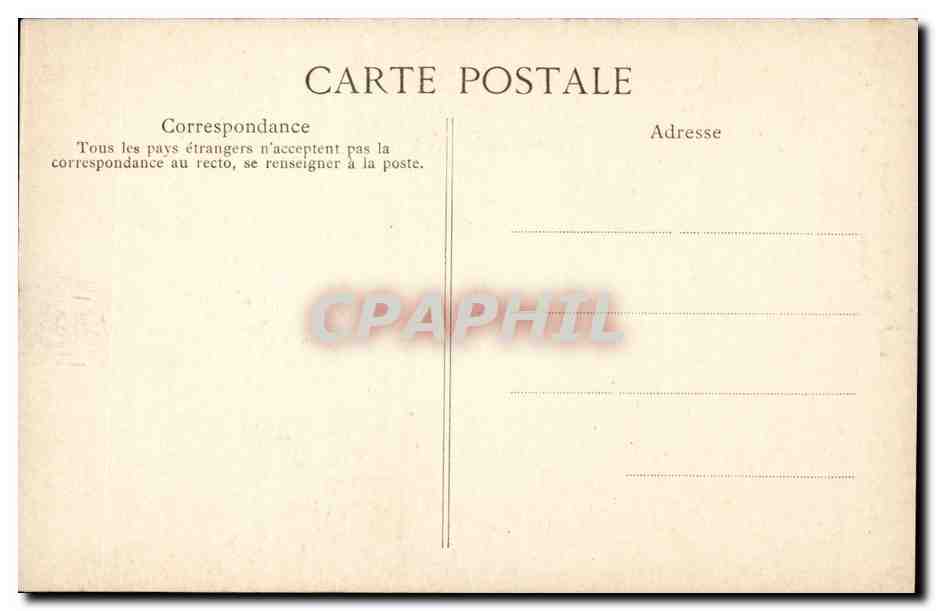 CPA Paris Monument de Pasteur Avenue de Breteuil — Verso