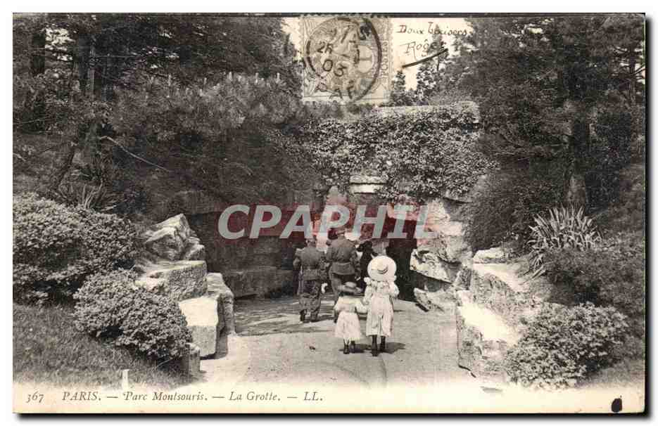 CPA Paris Parc montouris La grotte