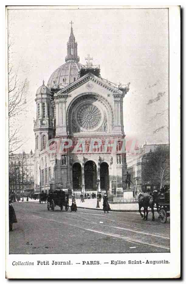 CPA Paris Eglise St augustin