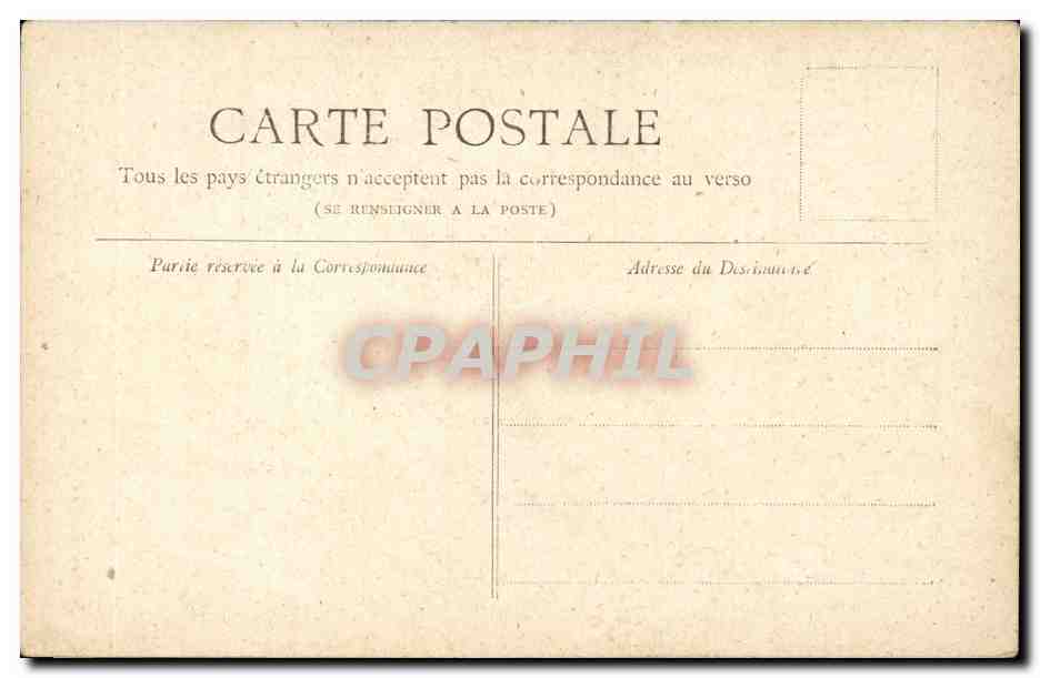 CPA Paris Eglise St augustin — Verso