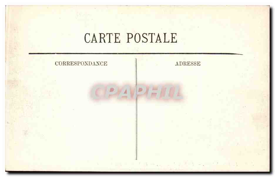 CPA Paris Parc Monceau Le monument de Gounod — Verso
